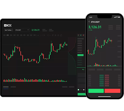 币币交易平台移动端展示